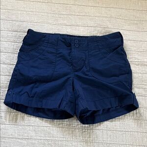 North Face Navy Blue Women's Hiking Shorts